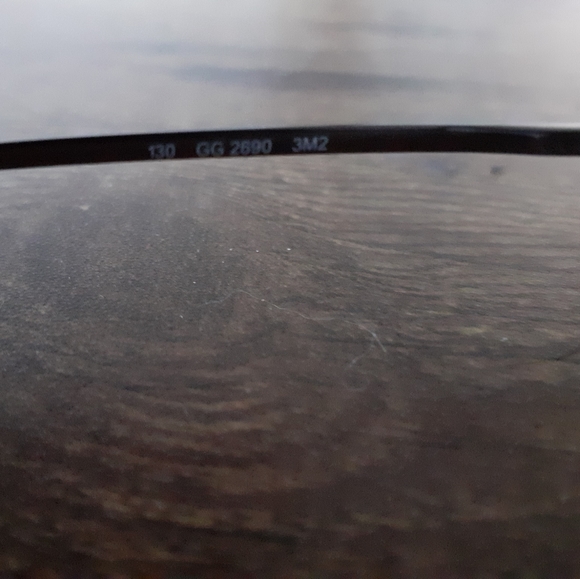 Gucci Petite Eyeglasses Frames GG 2690 3M2 Brown Rectangular Full Rim 48-16-130 - Picture 7 of 8